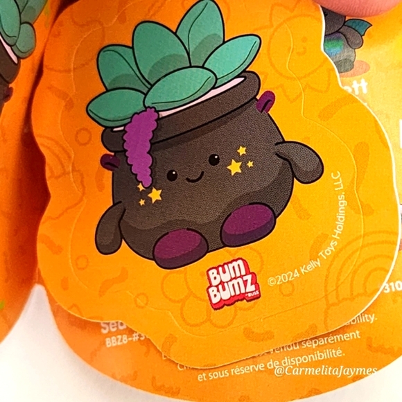 🎃 CLAUDETTE 🪄 Witch's Couldron Bum Bumz Spooky Series Halloween 2024 Bum Bumz - Picture 7 of 9